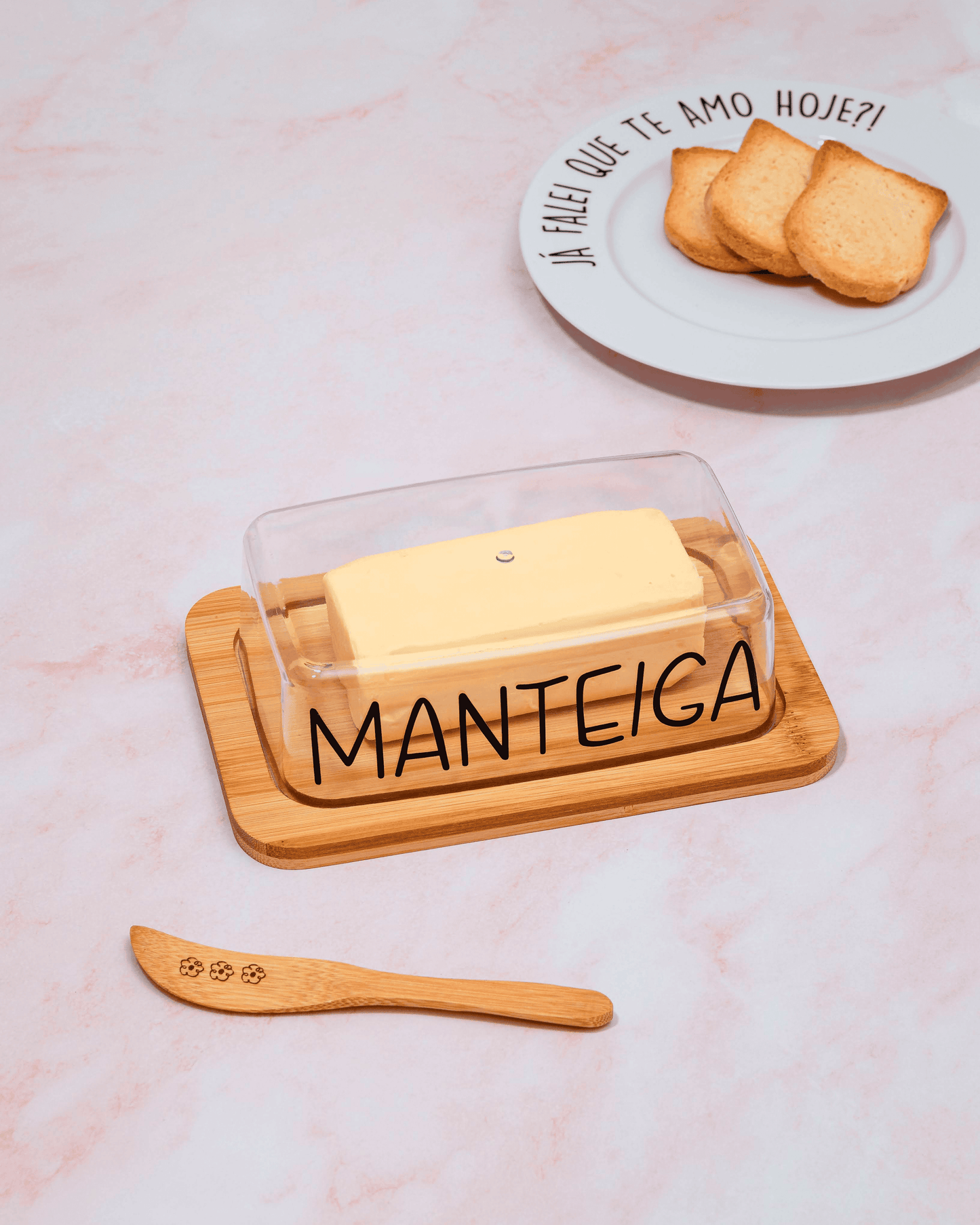 Bamboo Butter Dish